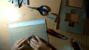 Коробок для спичек из картона