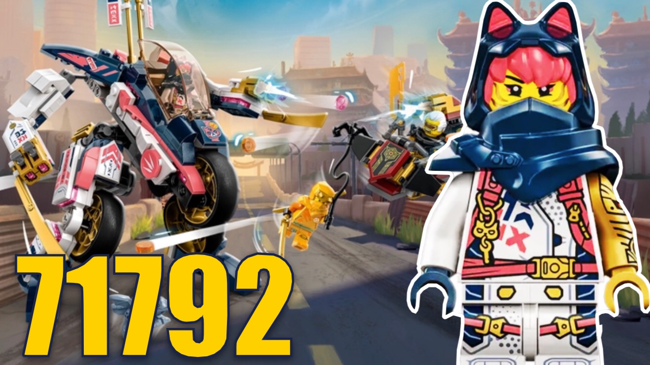 ОБЗОР набора LEGO NINJAGO 71792 Байк-трансформер Соры