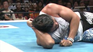 SANADA vs. Satoshi Kojima (NJPW G1 Climax 27 - Tag 14)