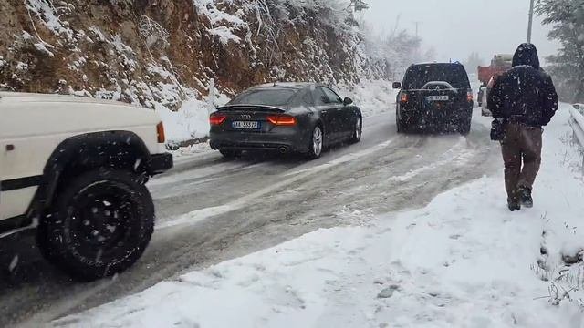 Audi A7 Quattro In Snow