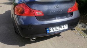 Infiniti G35 тюнинг выхлопа с катализаторами