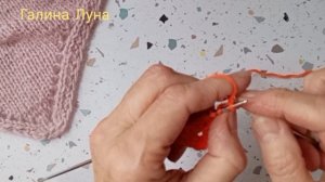 Вязание .Шаль или бактус спицами от нижнего угла