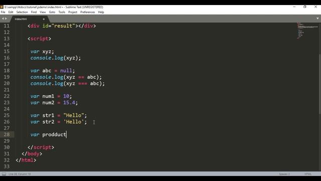 JavaScript Tutorial in Hindi #06 Data Types смотреть онлайн