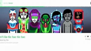 Incredibox Travis Mod mix "don't lie tic tac tic tac"