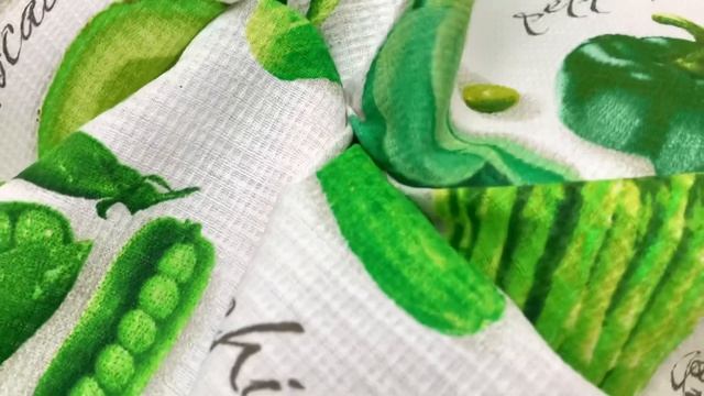 Вафельное полотно (холст) "Овощной микс на белом", ш.0.5м, хлопок-100%, 165гр/м.квАРТ 8809 смотреть онлайн