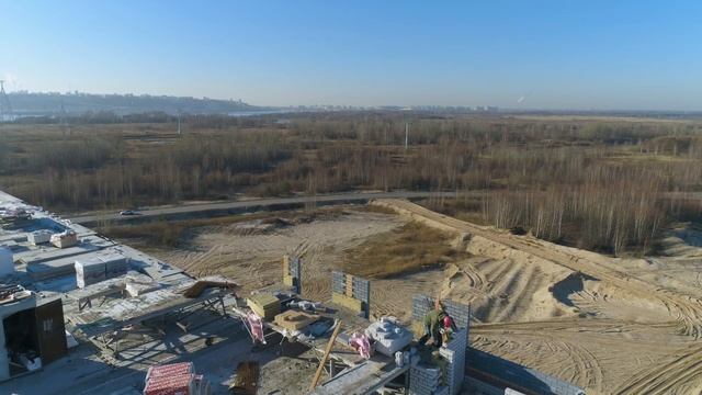 Ход строительства дома 214 в ЖК "Солнечный город" от 12.11.2018г.