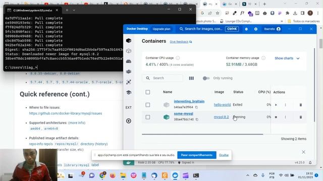 Instalação do mysql + mssql em menos de 15 com docker смотреть онлайн