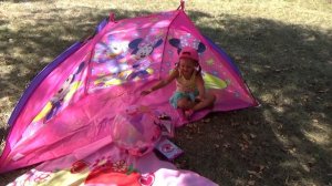 Минни Маус Палатка Тент Minnie Mouse Распаковка сюрпризов Надувной Мяч Минни Маус Шопкинсы