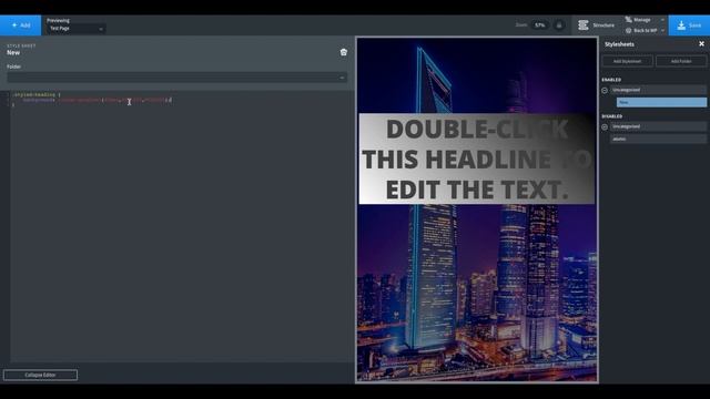 Oxygen Builder Tutorial Adding Gradient Color Effect And Opacity To Text