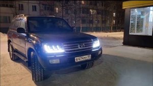 Фары Toyota Land Cruiser 100 2005-2007 стиль тлк 300