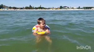 Глубина Азовского моря на Арабатской стрелке в Генгорке!