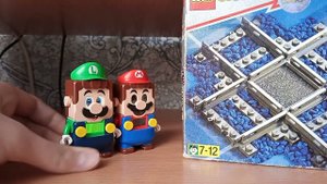 Lego 4519 rail crossing (Very rare!) from Lego Mario & Luigi. Sonic 3 music end credits