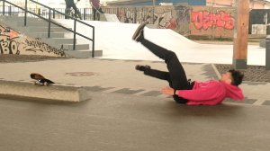 КАК ПРАВИЛЬНО ПАДАТЬ НА СКЕЙТЕ