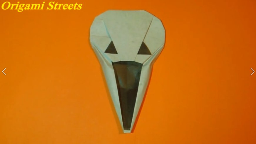 Как сделать маску Крик из бумаги. Оригами маска Крика.mp4 смотреть онлайн