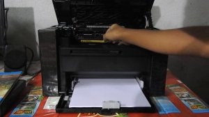 How to open blocked paper from Canon MF3010 printer?