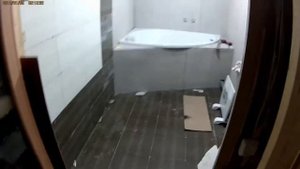 Ванная комната в каркасном доме.