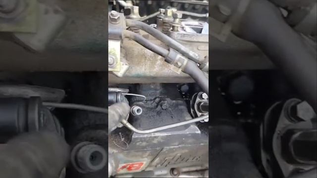 Hino 700 ДВС F17E замена ТНВД и форсунок
