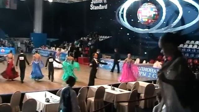 Илья Иванов и Настя Петрова 2012.03.25 WDSF стандарт