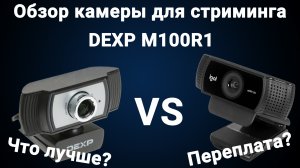 Камера DEXP M100R1 мини-обзор | Сравнение с Logitech C922