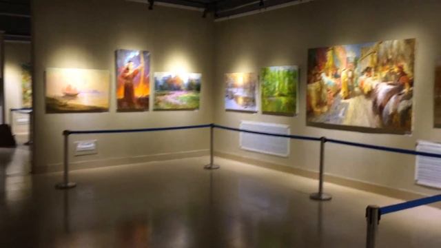 Выстовка русских живописей 2014 в Вэйфане Китая (первая) смотреть онлайн