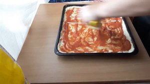 Пицца без сыра.