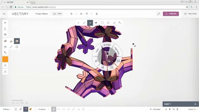 Perforated Xmas bauble with Vectary смотреть онлайн
