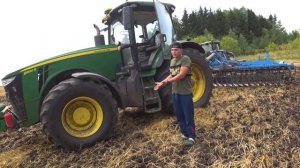 ОБЗОР ТРАКТОРА JOHN DEERE 8320R Сельхоз техника ДАЙ ПОРУЛИТЬ! РУСЛАН НИКОЛАЕВ