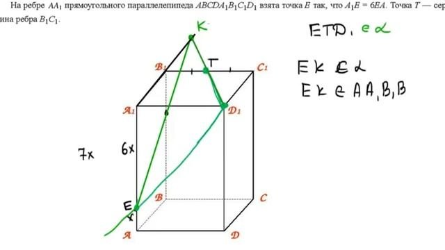 Построение сечения.Построение сечений по точкам