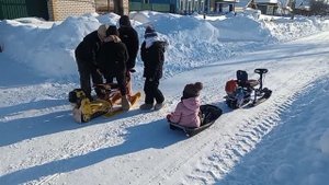 Детский снегокат