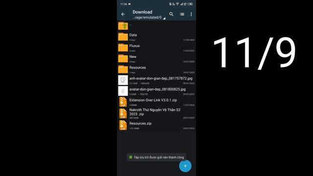 Cách fix " Thao tác đã hoàn thành với lỗi" trên ZArchiver |files resources 11/9 |New files resource смотреть онлайн