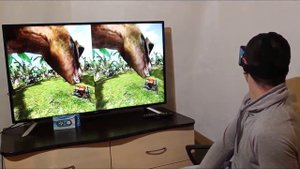 #5 Динозавры, прогулка с животными.  Обзор игры Jurrasic VR с очками виртуальной реальности