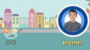 Kids Vocabulary. Family Members | Learn English educational video for kids