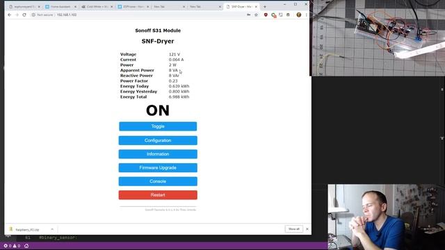 Live Stream - ESPHome - ESP32 RGBWW LED Strip смотреть онлайн