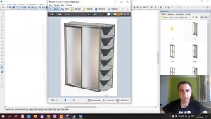 Как нарисовать шкаф-купе ПРО100...
