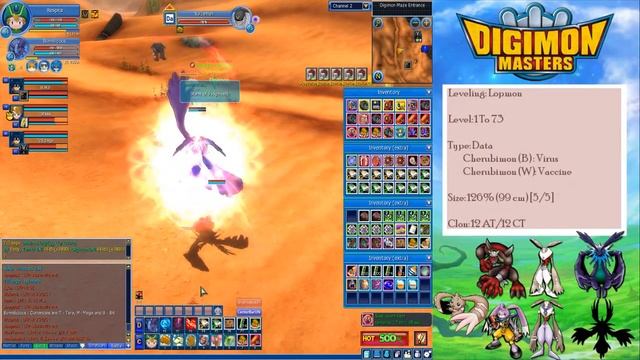 Digimon Masters Online - Leveling Lopmon [1 to 73] смотреть онлайн