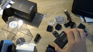 Распаковка GoPro HD HERO3+ Silver Edition не большой обзор HERO, аксессуаров и тест записи видео.