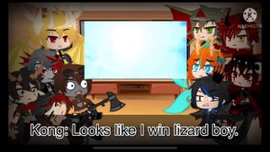 Monsterverse Kaiju react to Godzilla vs Kong: Hong Kong Battle Round 2 (3/5).