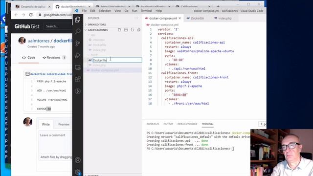 25--Docker Compose. Construir la imagen del Frontend смотреть онлайн