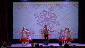 Марийский танец. Радует ансамбль ЭРВЕЛ Мишкинского РДК. Видео Хайбуллина Василия