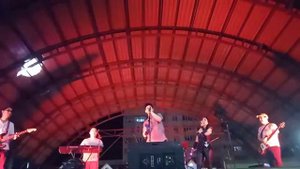 летняя дескотека в городе Элисты  с группой "NORTAN"