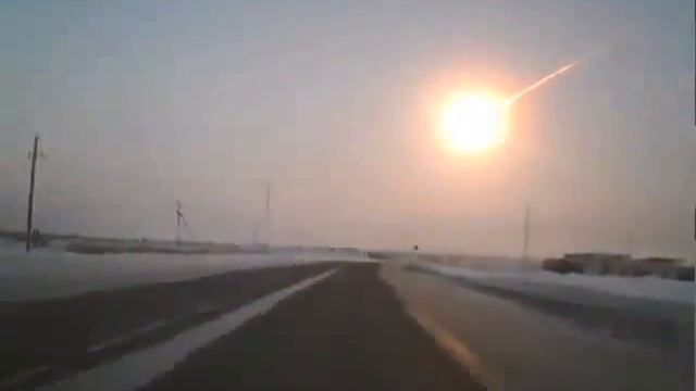 Челябинский метеорит над Казахстаном