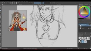 СОЗДАЕМ ПЕРСОНАЖА В KRITA / Часть 1 / Скетч