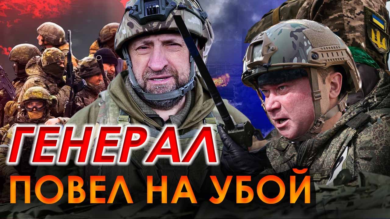 ГЕНЕРАЛ ВЕДЕТ НА УБОЙ НА ВОЙНЕ  СЛАДКОВ АЛЕКСАНДР ГЛАВНЫЙ ВОЕНКОР НА УКРАИНЕ