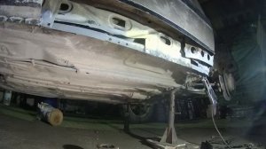 Замена порога на Пассат Б3  Без опыта, в домашних условиях часть 3