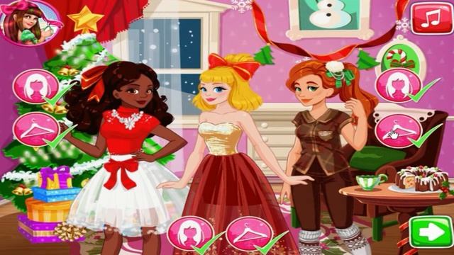 Princess Dressup - Girls Play Christmas Party -  Dress Up Game