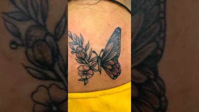 Tattoo Video | Butterfly tattoo | beat tattoo in Jaipur | Hygiene Tattoo | Saloni Tattooartist |