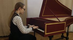 Дм. Бортнянский Соната До-мажор, Фр. Куперен Сестра Моника Играет Козырева Кристина (клавесин)