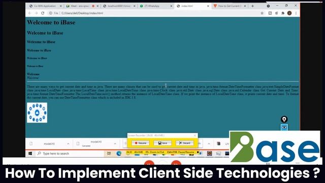 How To Implement Client Side Technologies ?