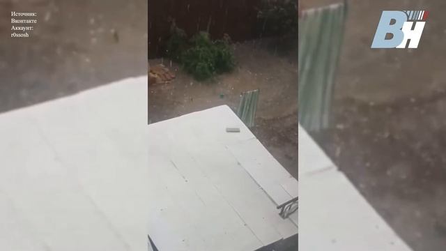 В воронежской Россоши прошел град размером с вишню смотреть онлайн