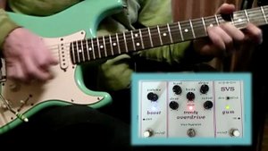 Мастеровая гитарная педаль SVS trendy Overdrive|Тест гитарной педали Handmade в режиме overdrive
